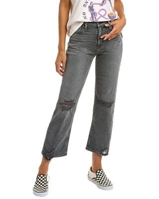 

Hudson Jeans Remi Stone Grey Прямые укороченные женские джинсы с высокой посадкой, NA