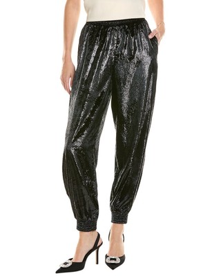 7 For All Mankind Tinsel High Shine Jogger Womens Black Xs