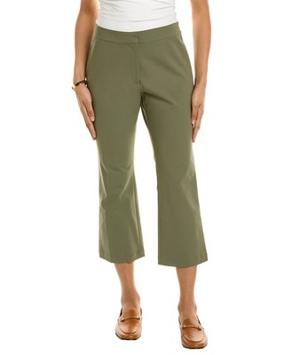 

Женские укороченные узкие брюки Lafayette 148 New York Manhattan, зеленые, Зеленый, NA