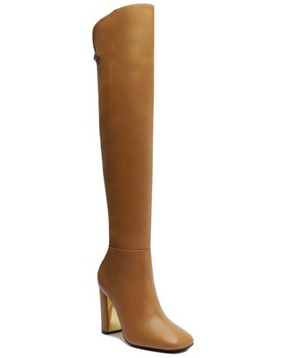 

Кожаные женские ботфорты Schutz Austine, Nude caramel, NA