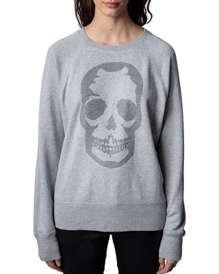 

Женский свитшот с заклепками Zadig - Voltaire, размер, Gris chine