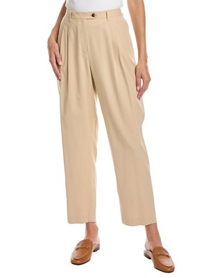 

Женские плиссированные брюки Lafayette 148 New York Bridger, Коричневый, NA