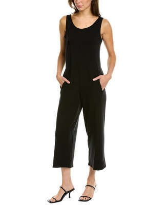 

Женский укороченный комбинезон Eileen Fisher Petite с круглым вырезом, черный, пп