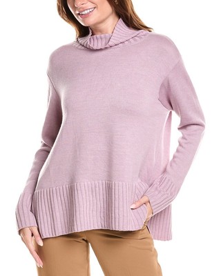 Водолазка Eileen Fisher, шерстяной пуловер с высоким воротом, женский размер Xs