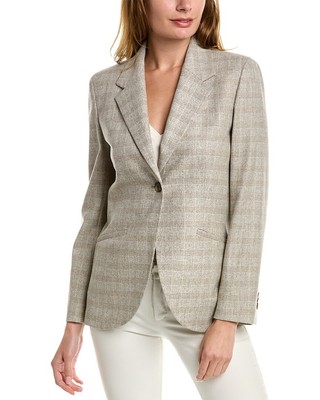 

Женский шерстяной блейзер Lafayette 148 New York Fae, Grey