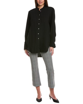 3.1 Phillip Lim Pleated Shirt Womens Black 4