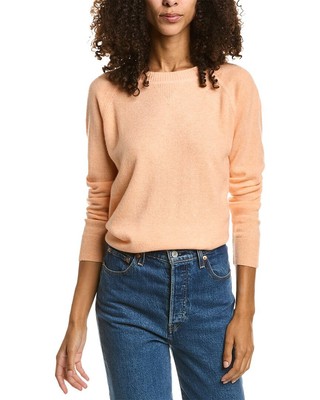 

Женский кашемировый свитшот Forte Cashmere Coverstitch, Оранжевый