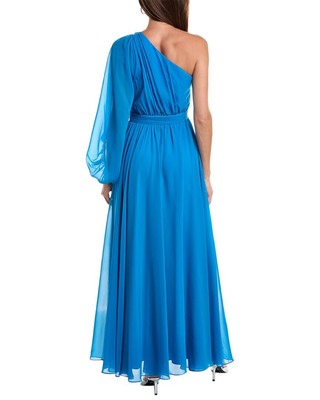 Pre-owned Sachin & Babi Makayla Gown Women's In Blue