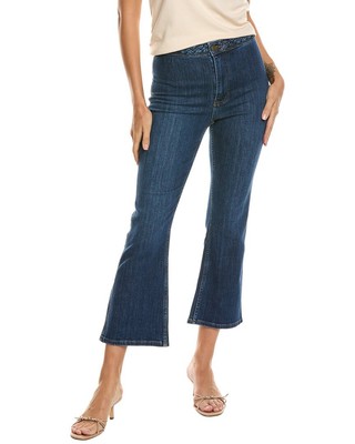 Джинсовая ткань с рамкой Istanbul, плетеная, укороченная, мини-джинсовая женская