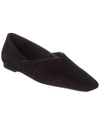 Тотемная замшевая балерина на плоской подошве Женская