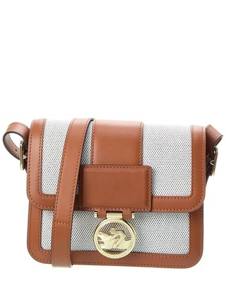 

Кожаная сумка Longchamp Box-Trot женская коричневая, NA