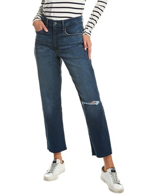 Джинсы женские прямые Hudson Jeans Kass Emma с высокой посадкой, синие 23