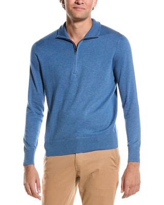 Пуловер Brooks Brothers Swift на 1/2 молнии мужской синий S