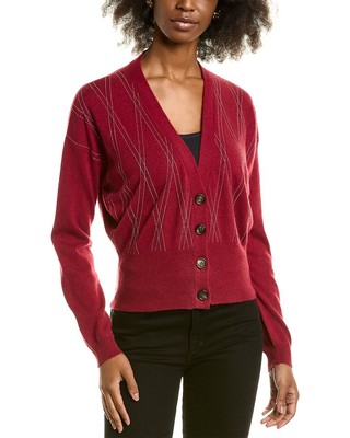 

Кашемировая блузка женская Brunello Cucinelli, Red/grey