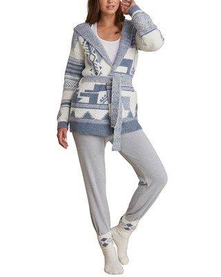 

Женский кардиган в стиле пэчворк Barefoot Dreams Cozychic размера, Cream/dusk