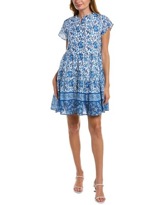 

Платье трапециевидного силуэта Jude Connally Maddie, женское, размер, Fpbwfloral paisley border whi