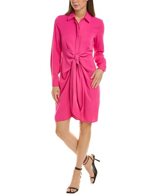 

Платье-рубашка Nicole Miller женское, Розовый