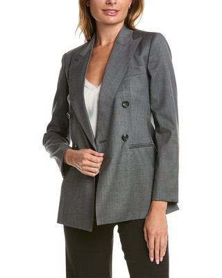 

Женский шерстяной блейзер Max Mara Abissi, Grey