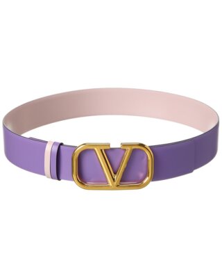 

Женский двусторонний кожаный ремень Valentino Vlogo 40 мм