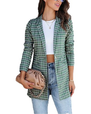 

Nisha Outi Блейзер женский, Green - cell print