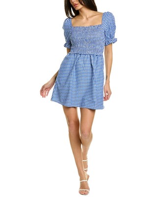 

Женское мини-платье из поплина French Connection Rhodes, синее, Синий