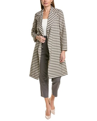 Женский тренч Lafayette 148 New York с реверсивным рисунком Rosemont