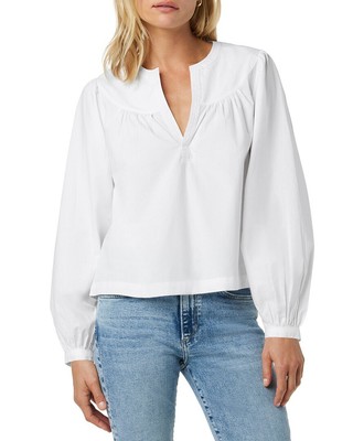 Joes Jeans The Suzie Pop Over Blouse Womens