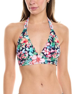 Tommy Bahama Island Cays Flora Женский купальник-бикини с реверсивным вырезом на бретельках