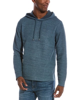 

Мужская толстовка с капюшоном Vince Thermal, синяя, Синий, NA