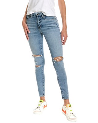 

Джинсы скинни Good American Good Legs цвета индиго, женские джинсы скинни, Indigo, NA