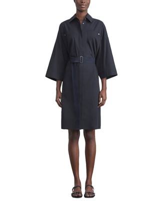 

Платье-рубашка Lafayette 148 New York Scout женское, Черный