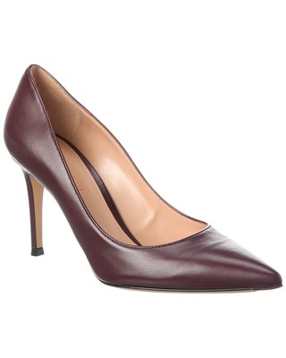 Кожаные туфли-лодочки Gianvito Rossi Gianvito 85 Женские красные 40