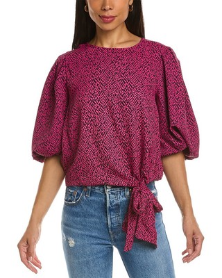 

Женская блузка с завязкой спереди Vince Camuto, Wild petunia