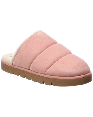 

Женские замшевые мюли Stuart Weitzman Polar Cozy Lug, Розовый, NA