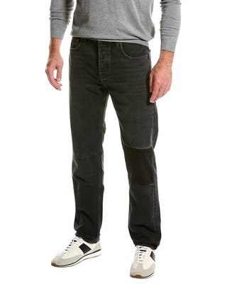 

Мужские джинсы скинни Frame Denim Lhomme Black Oak Rips, Черный, NA