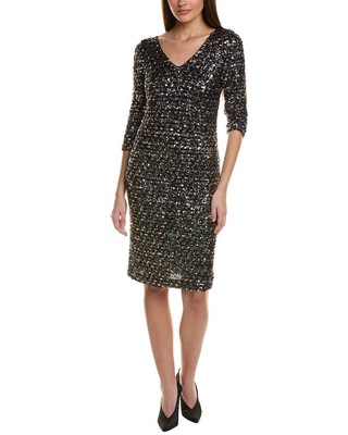 Женское платье-футляр St. John с рукавом 3/4