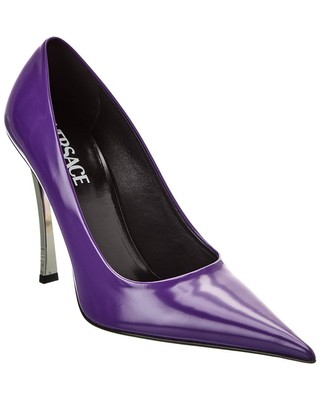 

Женские кожаные туфли Versace Pin Point, Фиолетовый, NA