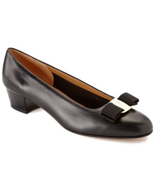 

Женские кожаные туфли Ferragamo Vara, Черный, NA