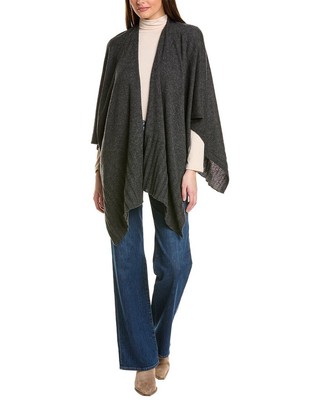 Женский серый кашемир Forte Cashmere из легкого кашемира Ruana