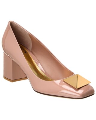 

Женские лакированные туфли Valentino One Stud 60, Розовый, NA