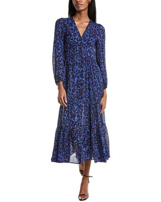 Ba&Sh Maxi Dress Womens Blue 2/M