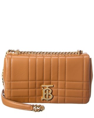 

Burberry Lola Маленькая Кожаная Сумка Через Плечо Женская Коричневая, NA
