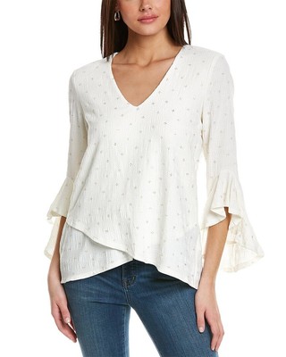 

Женский топ с рукавами-бабочками Vince Camuto, New ivory