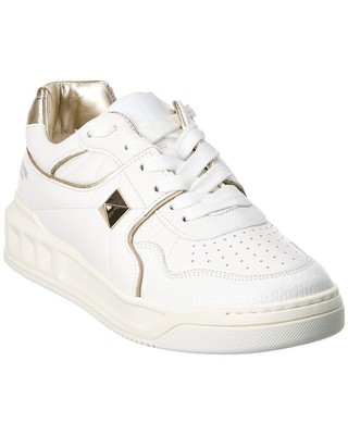 

Мужские кожаные кроссовки Valentino Roman с шипами, Белый, NA