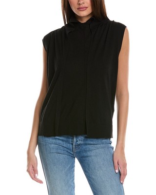 3.1 Женская шерстяная майка Phillip Lim с откидным верхом из смесовой ткани