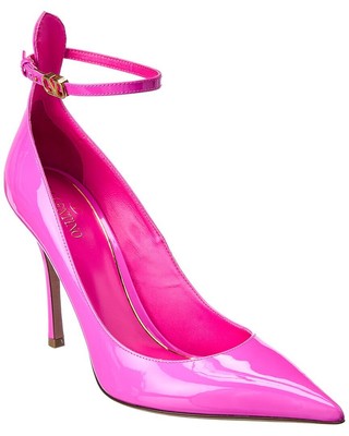 

Женские лакированные туфли Valentino Vlogo 100, Розовый, NA