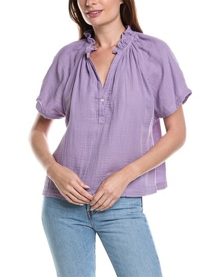 Женский газовый топ из бархата от Graham & Spencer