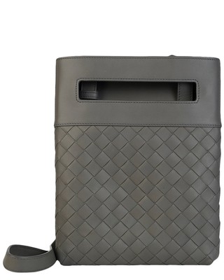 

Мужские кожаные сумки через плечо Bottega Veneta Intrecciato, Graphite, NA