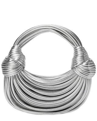 

Женская кожаная сумка Tiffany - Fred Paris, серебро, NA