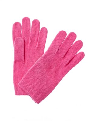 

Кашемировые перчатки Portolano женские, Dayglo pink